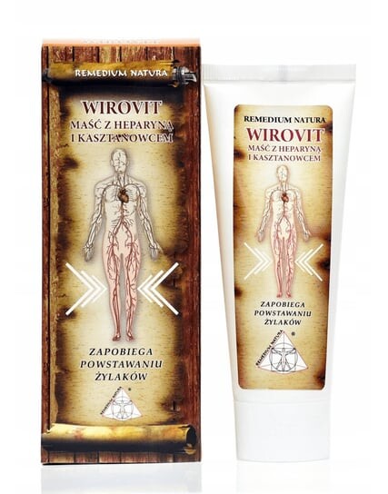 Мазь с гепарином и конским каштаном ВИРОВИТ От варикозного расширения вен РЕМЕДИУМ Inna
Мазь с гепарином и конским каштаном ВИРОВИТ От варикозного расширения вен РЕМЕДИУМ Inna