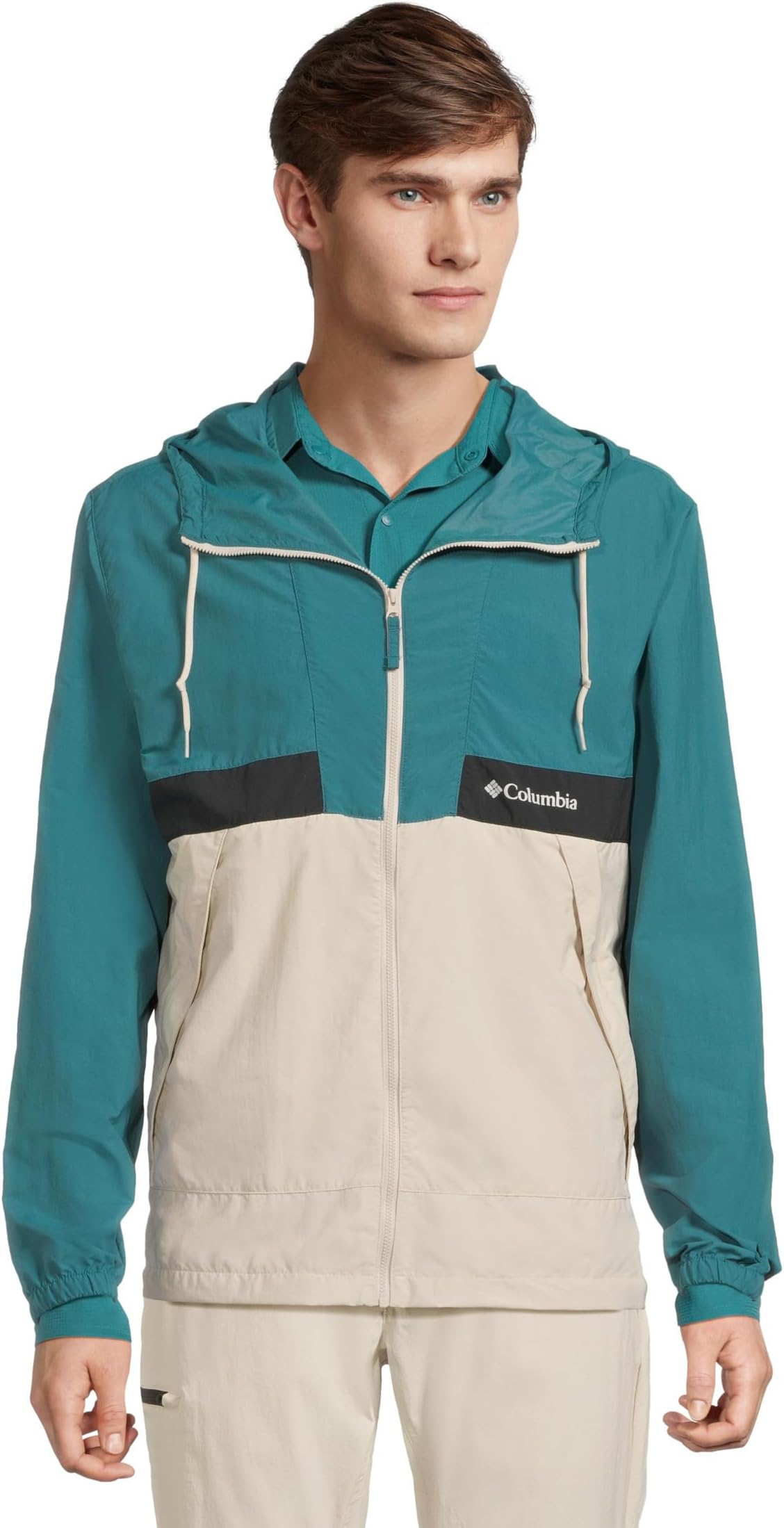 Ветровка Columbia Spire Valley Hooded Windbreaker, цвет River Blue/Dark Stone/Black
Ветровка Columbia Spire Valley Hooded Windbreaker, цвет River Blue/Dark Stone/Black