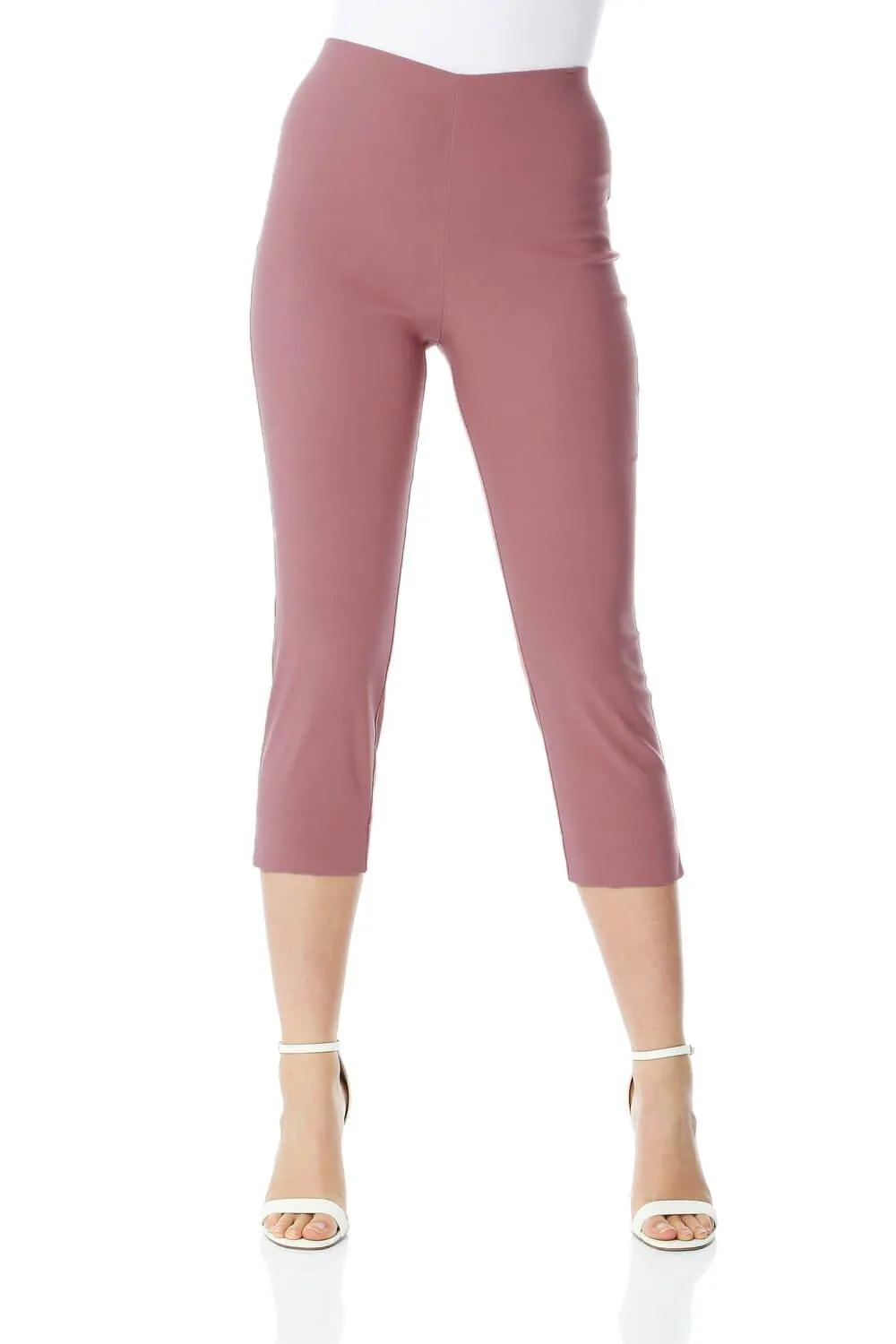 Укороченные брюки-капри стрейч Roman, розовый
Укороченные брюки-капри стрейч Roman, розовый