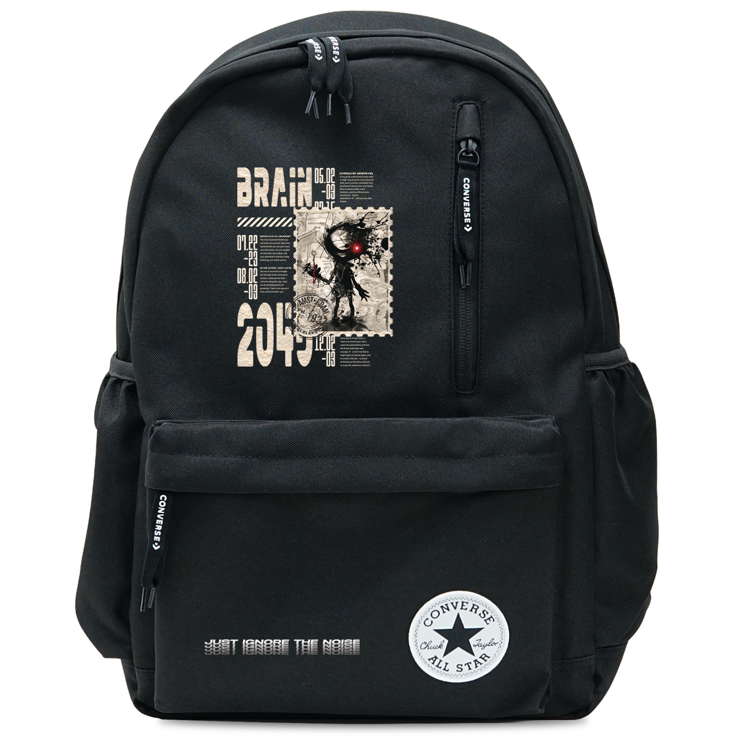 Converse Полиэстеровый рюкзак среднего размера унисекс черный, Brainstorm Personality
Converse Полиэстеровый рюкзак среднего размера унисекс черный, Brainstorm Personality