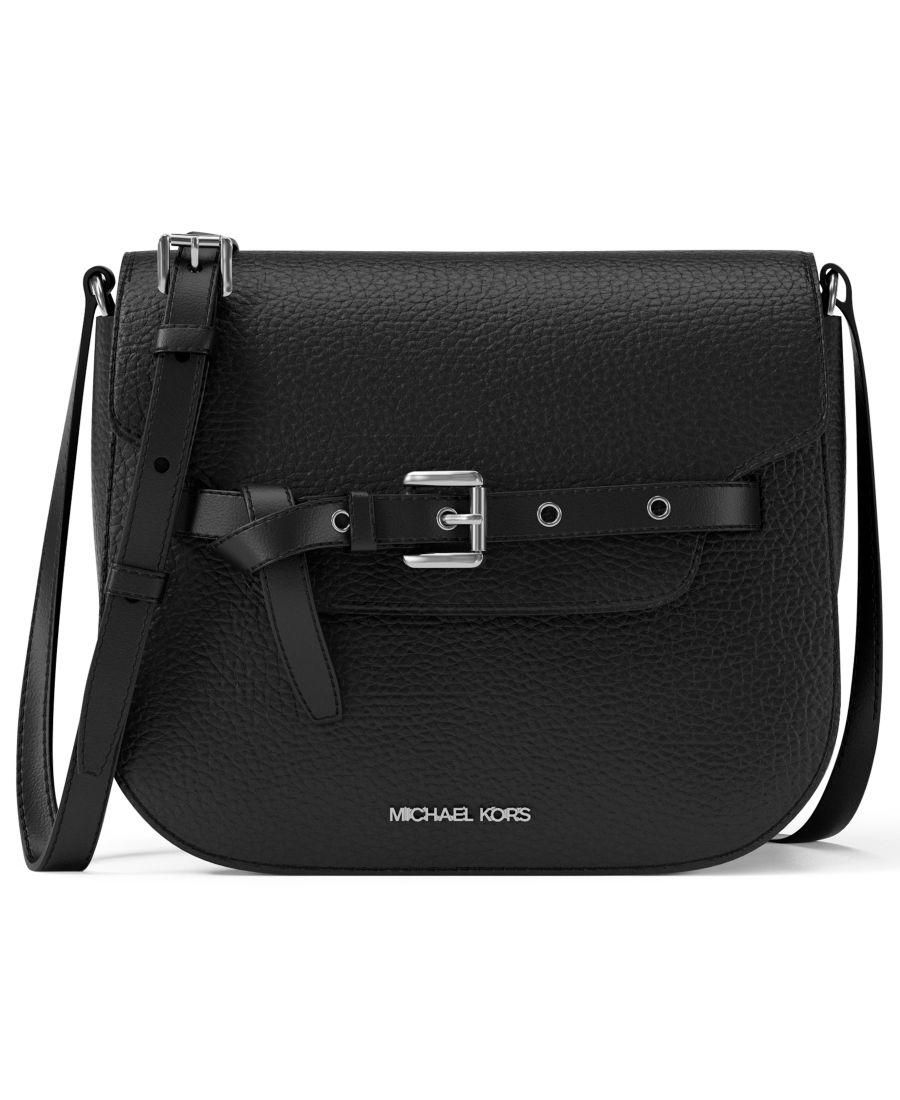 Маленькая сумка через плечо Emilia Saddle Michael Kors, Black
Маленькая сумка через плечо Emilia Saddle Michael Kors, Black