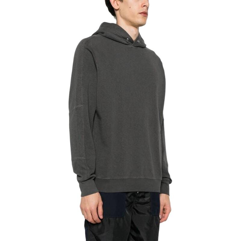 Толстовка мужская угольно-серая Stone Island, серый 
Толстовка мужская угольно-серая Stone Island, серый