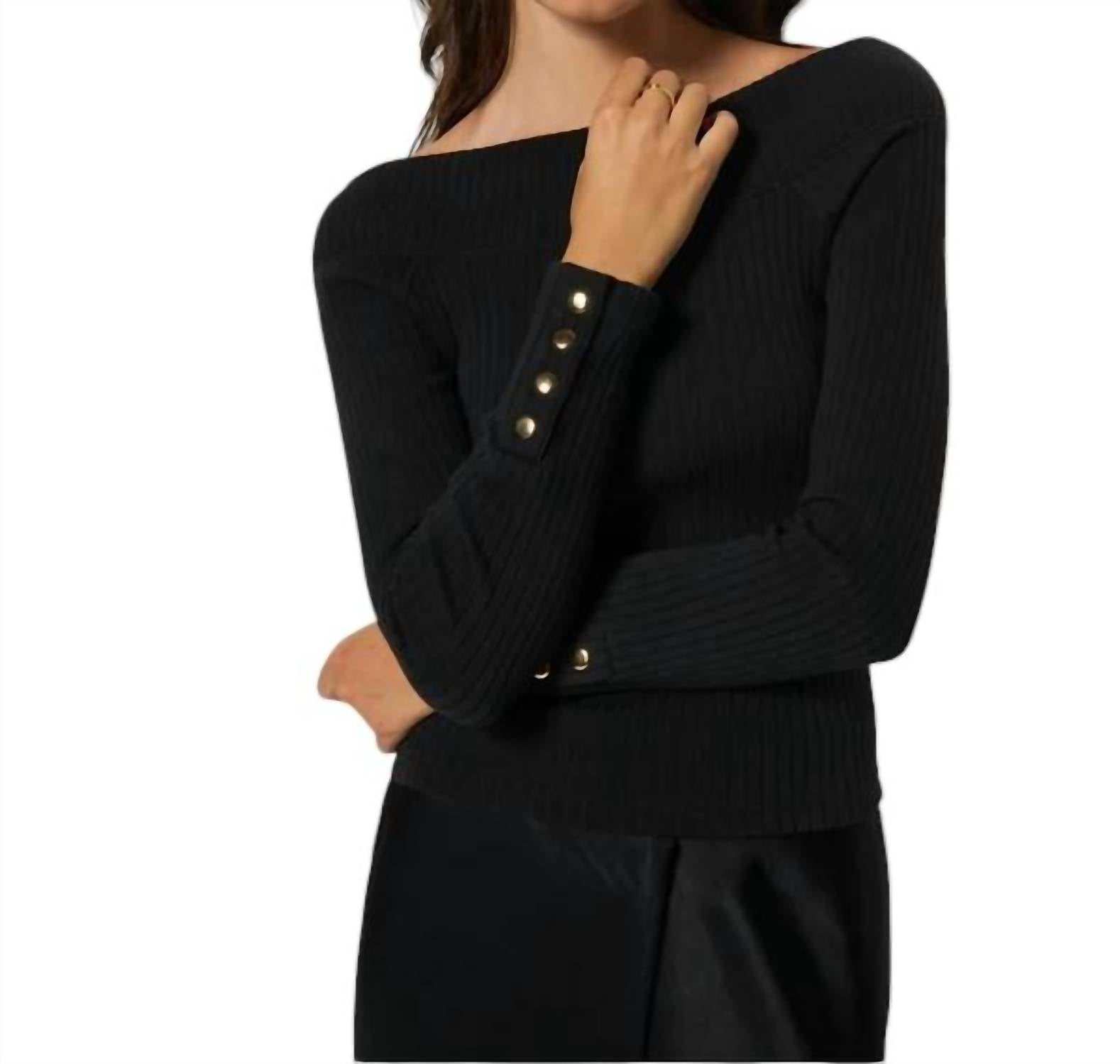 Топ с открытыми плечами Val в цвете Jet Black Nation LTD
Топ с открытыми плечами Val в цвете Jet Black Nation LTD