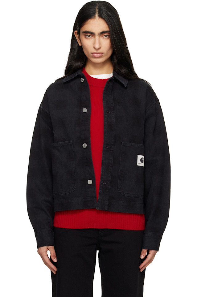 Carhartt Work In Progress Черная джинсовая рубашка-куртка Everson
Carhartt Work In Progress Черная джинсовая рубашка-куртка Everson