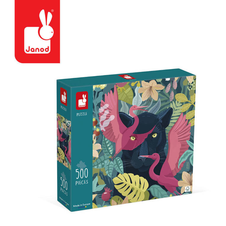 Janod, пазл художественный Мистическая пантера, 500 шт.
Janod, пазл художественный Мистическая пантера, 500 шт.