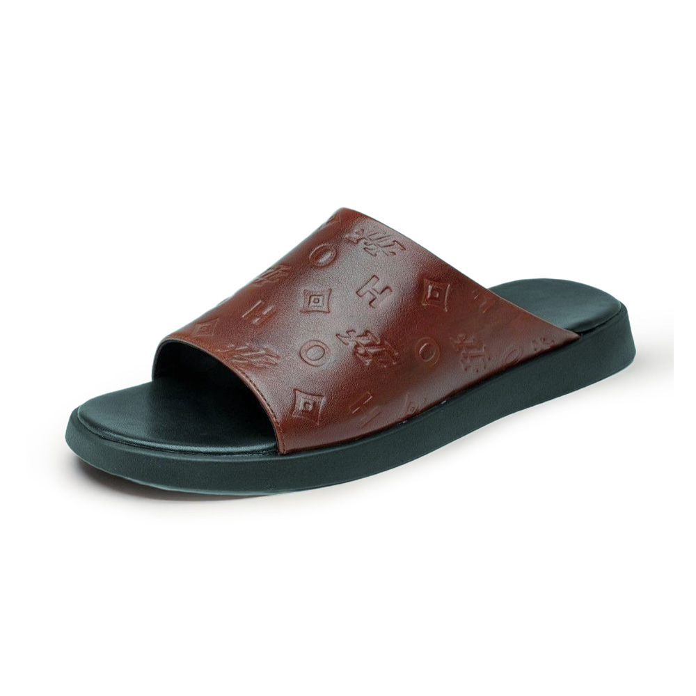 Devanro Мужские коричневые противоскользящие шлепанцы с резиновой износостойкой подошвой, цвет Brown
Devanro Мужские коричневые противоскользящие шлепанцы с резиновой износостойкой подошвой, цвет Brown