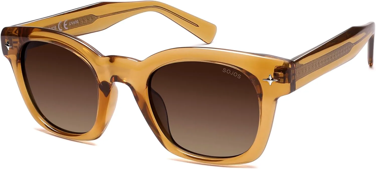 Солнцезащитные очки SOJOS Retro Polarized Square для мужчин и женщин, солнцезащитные очки Pantos Shades UV400, оправа TR90, модель SJ2651, Crystal Brown/Brown
Солнцезащитные очки SOJOS Retro Polarized Square для мужчин и женщин, солнцезащитные очки Pantos Shades UV400, оправа TR90, модель SJ2651, Crystal Brown/Brown