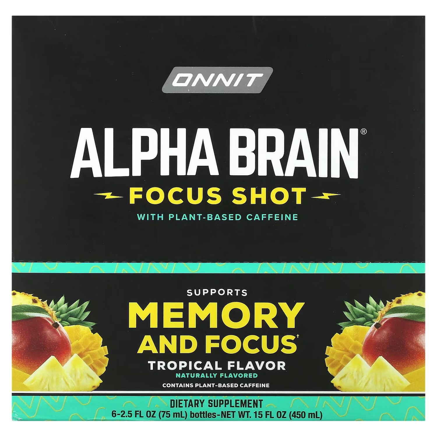 Добавка Onnit Alpha Brain Focus Shot Tropical, 6 бутылочек по 75 мл
Добавка Onnit Alpha Brain Focus Shot Tropical, 6 бутылочек по 75 мл