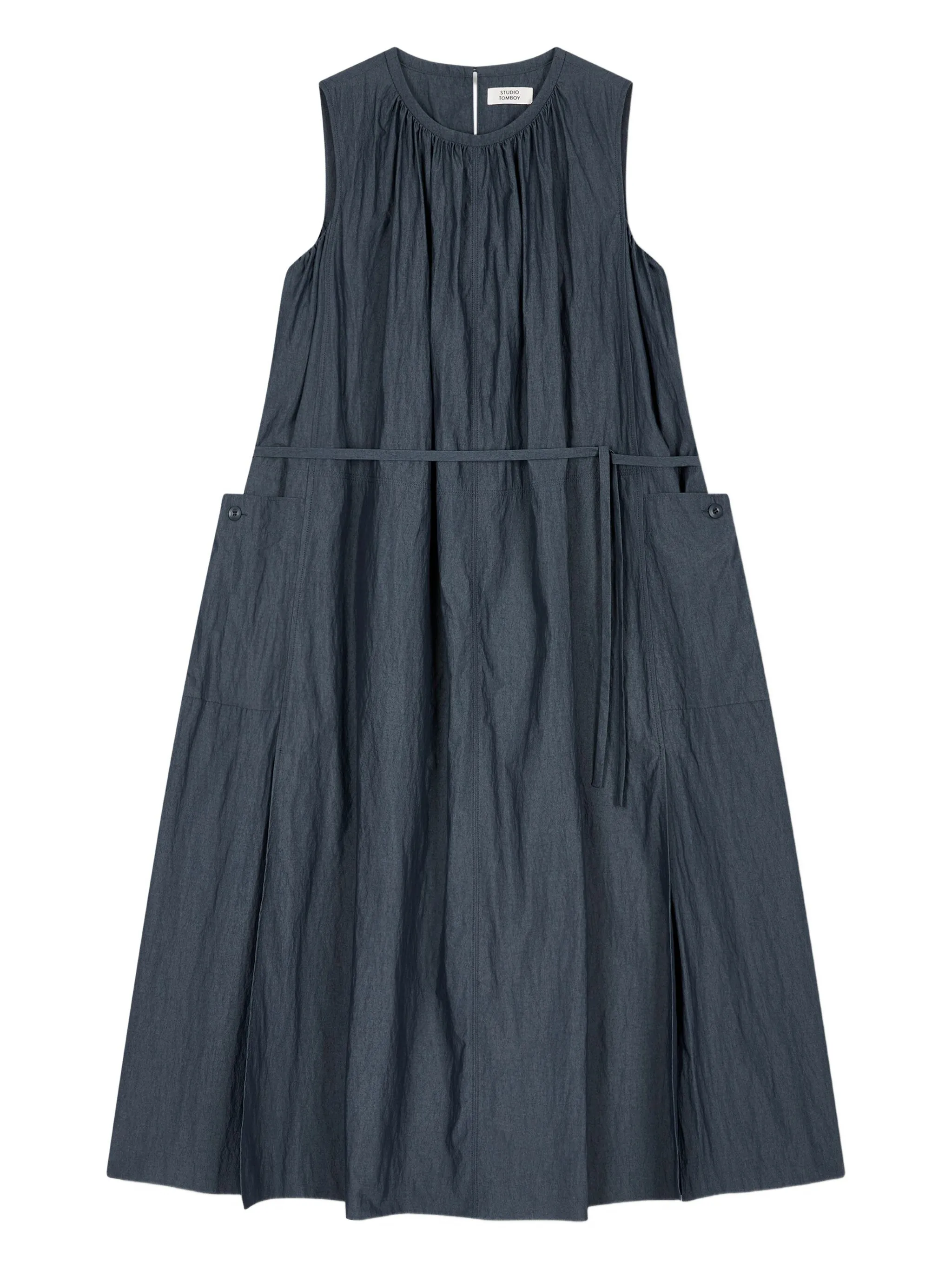 Платье без рукавов со складками Tomboy, синий
Платье без рукавов со складками Tomboy, синий