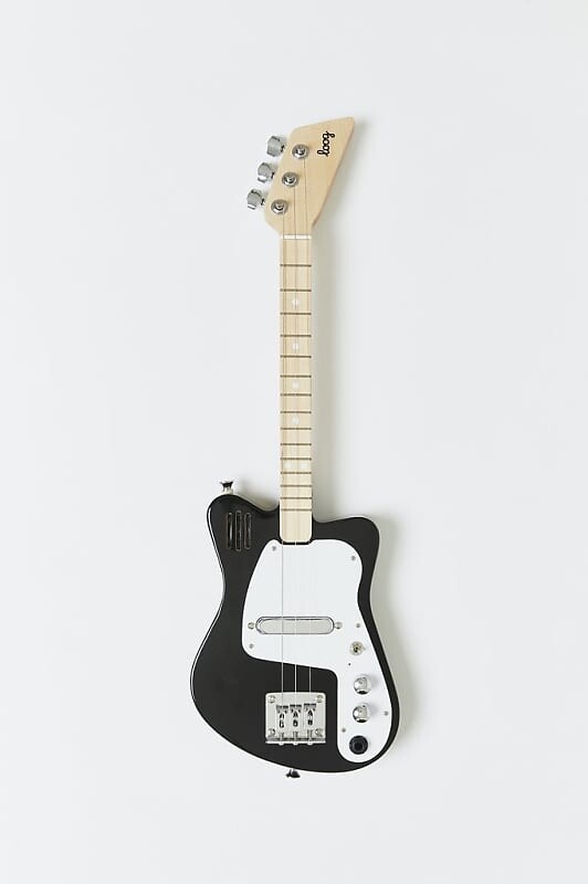 Электрогитара Loog Mini Electric 3 String Electric Guitar w/ Built-in Amp - Black - LGMIEK
Электрогитара Loog Mini Electric 3 String Electric Guitar w/ Built-in Amp - Black - LGMIEK
