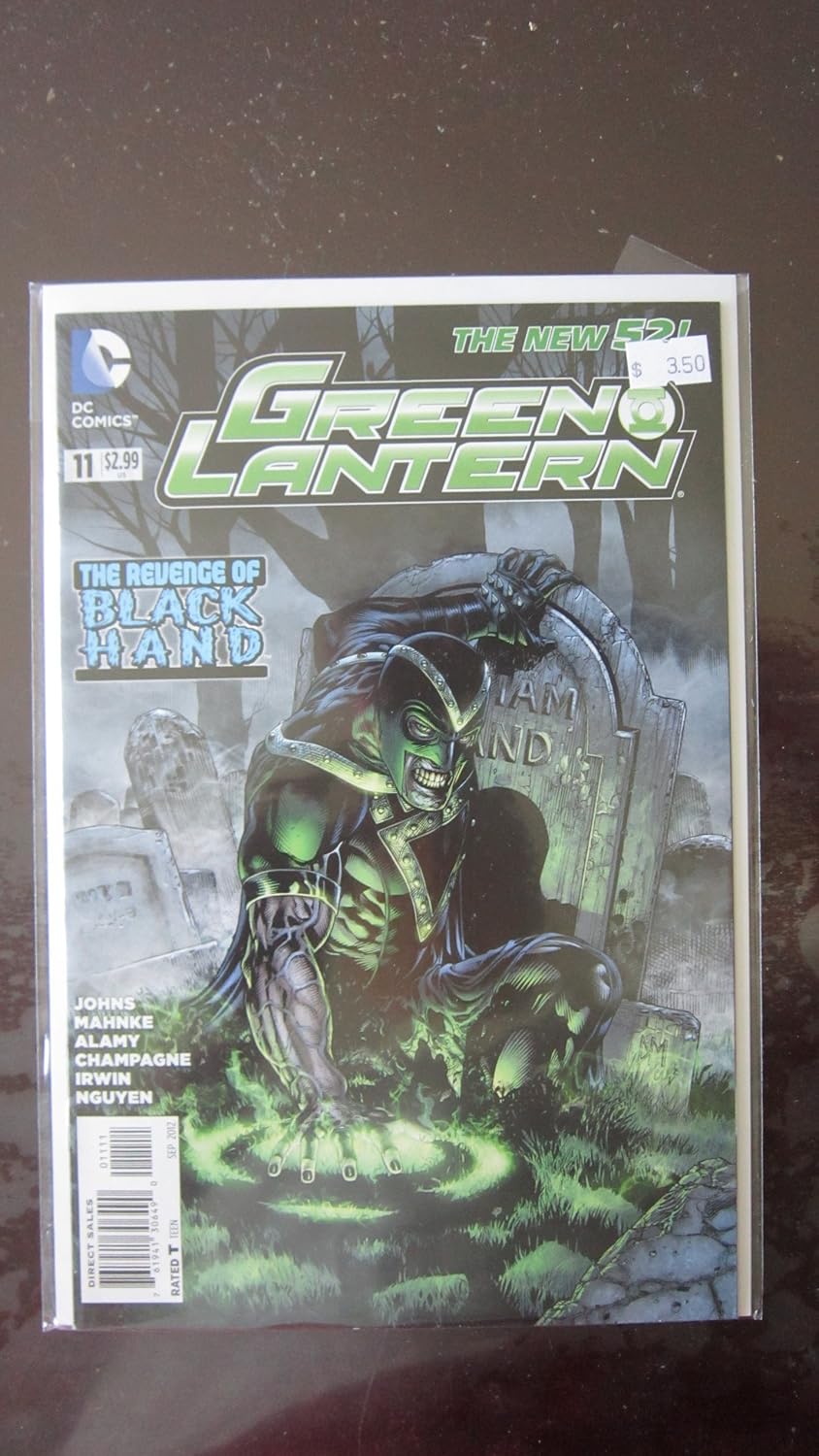 Green Lantern #11 "'The Revenge of Black Hand Starts Now!" (DC COMICS)
Green Lantern #11 "'The Revenge of Black Hand Starts Now!" (DC COMICS)