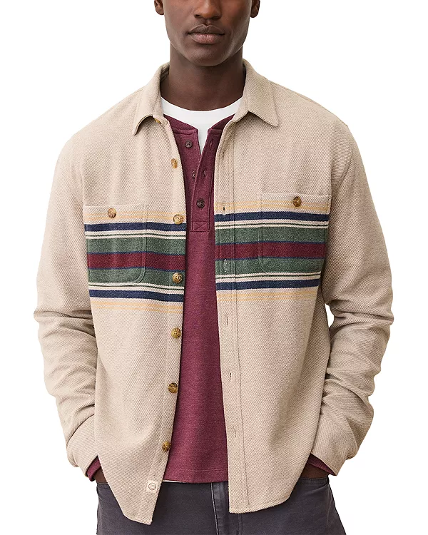 Рубашка-Куртка Pacifica из эластичной саржи Marine Layer, бежевый
Рубашка-Куртка Pacifica из эластичной саржи Marine Layer, бежевый