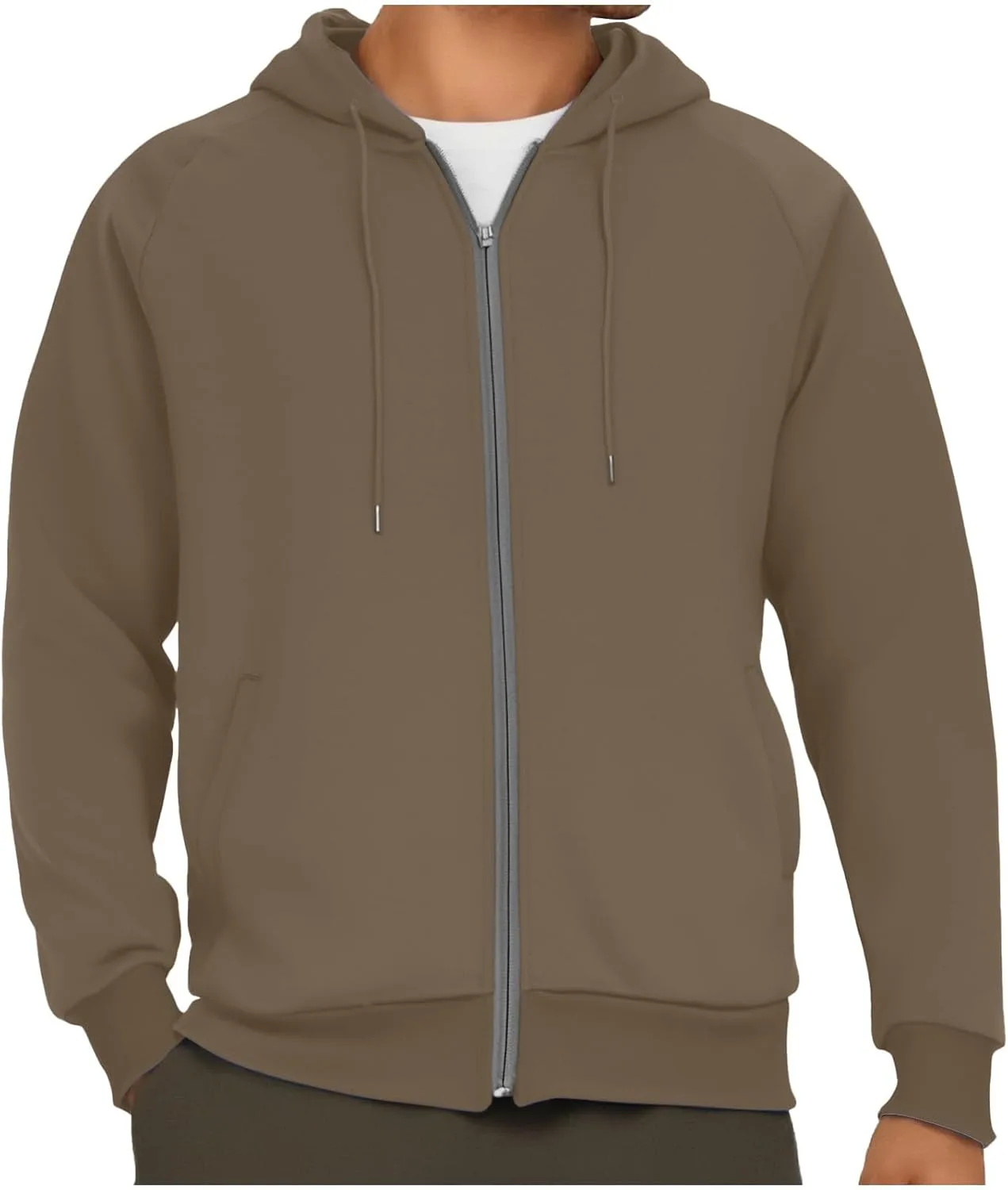 Мужская худи на молнии свободного кроя с карманами
Мужская худи на молнии свободного кроя с карманами