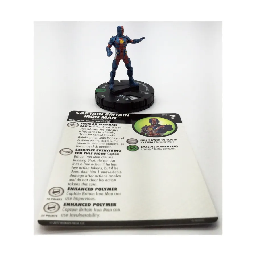Капитан Британия Железный Человек #019 (U), Marvel Heroclix - 15th Anniversary - What If - Singles
Капитан Британия Железный Человек #019 (U), Marvel Heroclix - 15th Anniversary - What If - Singles