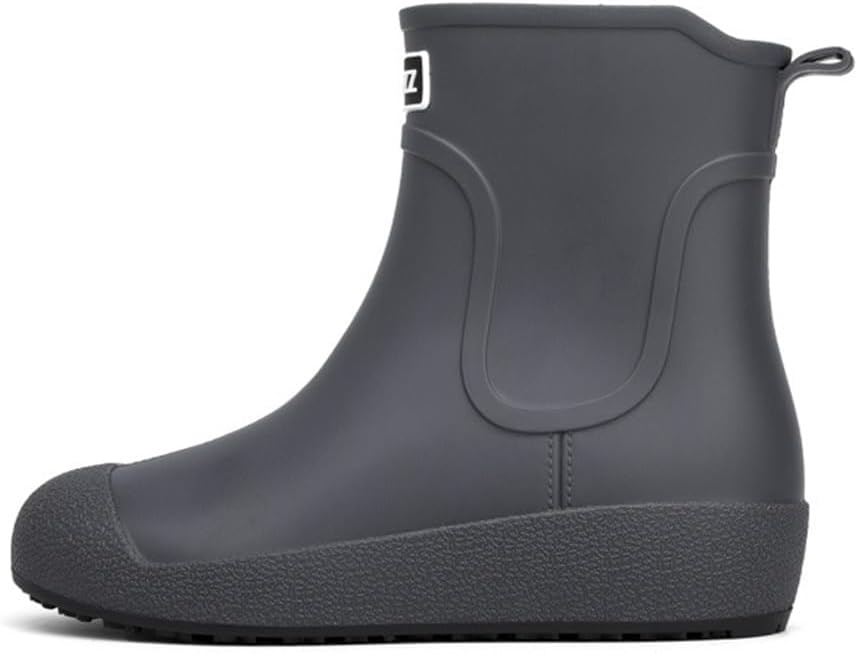 Женские и мужские дождевые ботинки Rojeam, водонепроницаемые резиновые ботинки Челси, для прогулок на улице, водные ботинки, ботильоны, серый
Женские и мужские дождевые ботинки Rojeam, водонепроницаемые резиновые ботинки Челси, для прогулок на улице, водные ботинки, ботильоны, серый