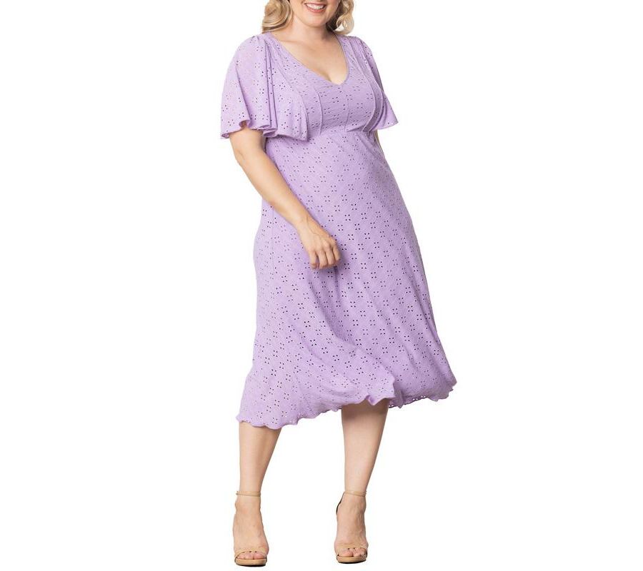 Платье Lucy с перфорацией больших размеров Kiyonna, Lilac
Платье Lucy с перфорацией больших размеров Kiyonna, Lilac