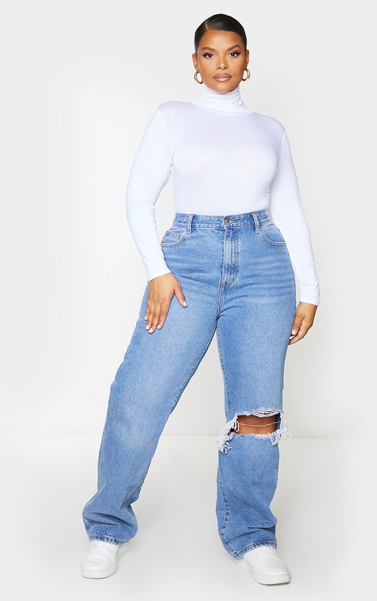 PrettyLittleThing Светло-голубые джинсы прямого кроя с открытым коленом и длинными штанинами
PrettyLittleThing Светло-голубые джинсы прямого кроя с открытым коленом и длинными штанинами