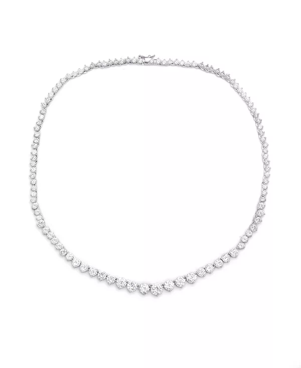 Теннисное ожерелье с градуированным кубическим цирконием в серебряной или золотой оправе Macy'S, silver
Теннисное ожерелье с градуированным кубическим цирконием в серебряной или золотой оправе Macy'S, silver