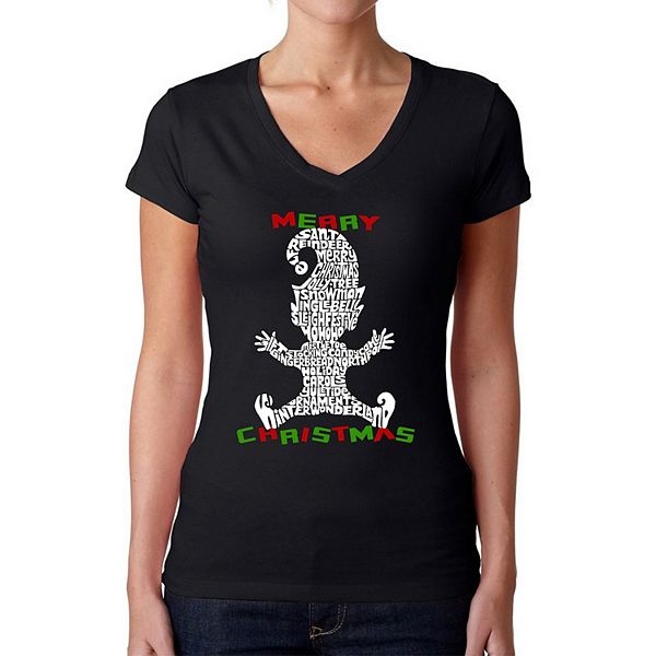 Футболка с V-образным вырезом и принтом Christmas elf La Pop Art
Футболка с V-образным вырезом и принтом Christmas elf La Pop Art