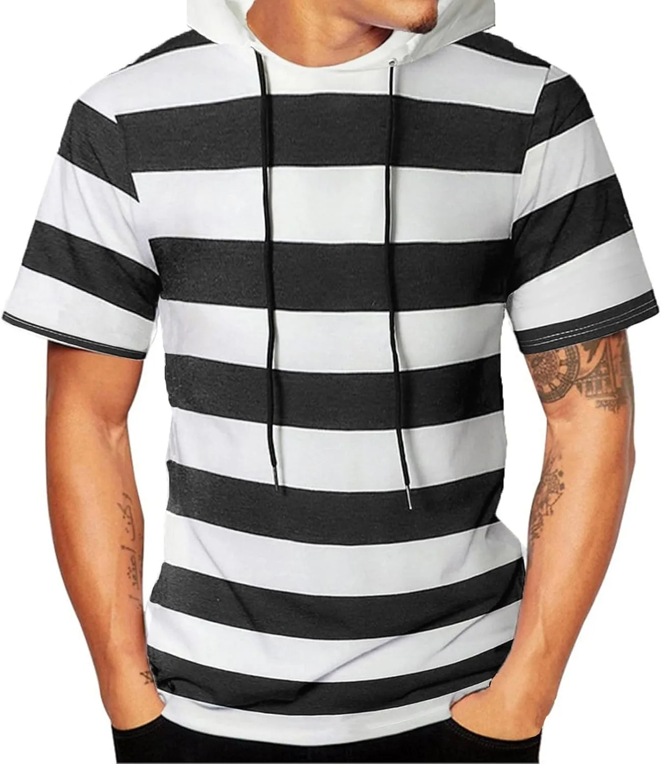 Мужская футболка с капюшоном Big and Tall Muscle Fit QWENTMTNTY
Мужская футболка с капюшоном Big and Tall Muscle Fit QWENTMTNTY