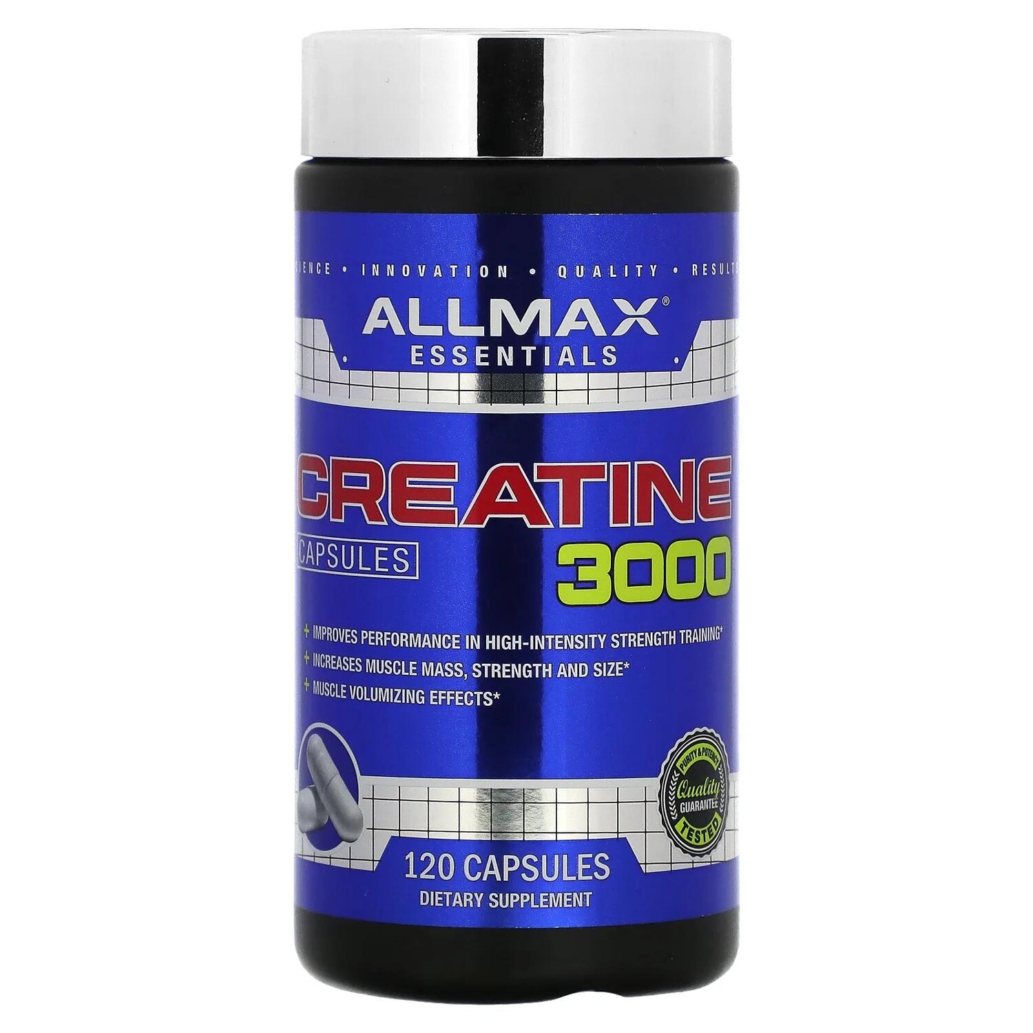 ALLMAX Creatine 3000`` 120 капсул
ALLMAX Creatine 3000`` 120 капсул