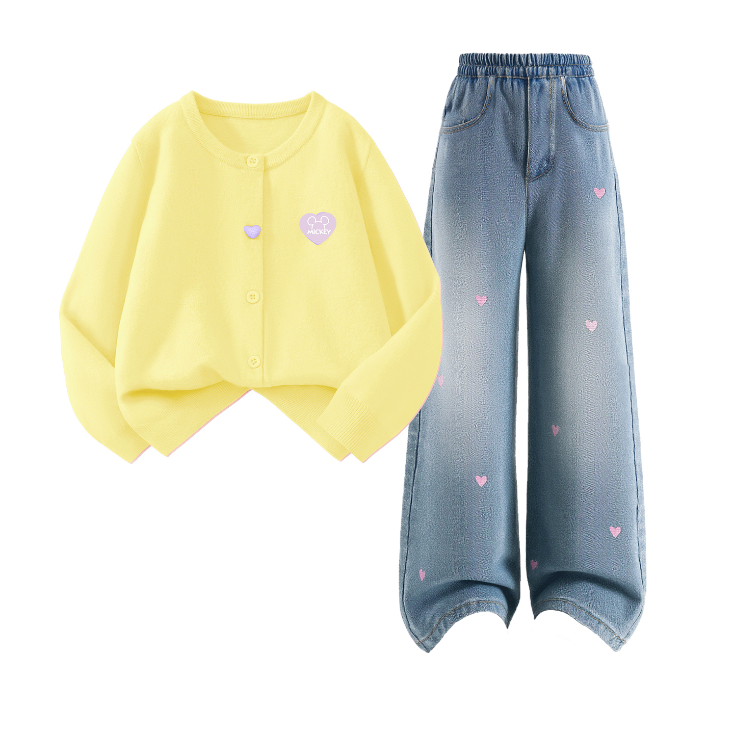 Детская повседневная спортивная одежда Disney, светло-желтый
Детская повседневная спортивная одежда Disney, светло-желтый