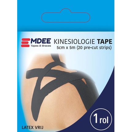 Кинезиологическая лента черная 20 полосок Emdee
Кинезиологическая лента черная 20 полосок Emdee