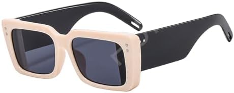 Солнцезащитные очки прямоугольной формы 2027 года для женщин, ретро-очки для мужчин, двухцветные солнцезащитные очки с защитой от УФ-излучения UV400 MTZJH, C4 Beige Black
Солнцезащитные очки прямоугольной формы 2027 года для женщин, ретро-очки для мужчин, двухцветные солнцезащитные очки с защитой от УФ-излучения UV400 MTZJH, C4 Beige Black