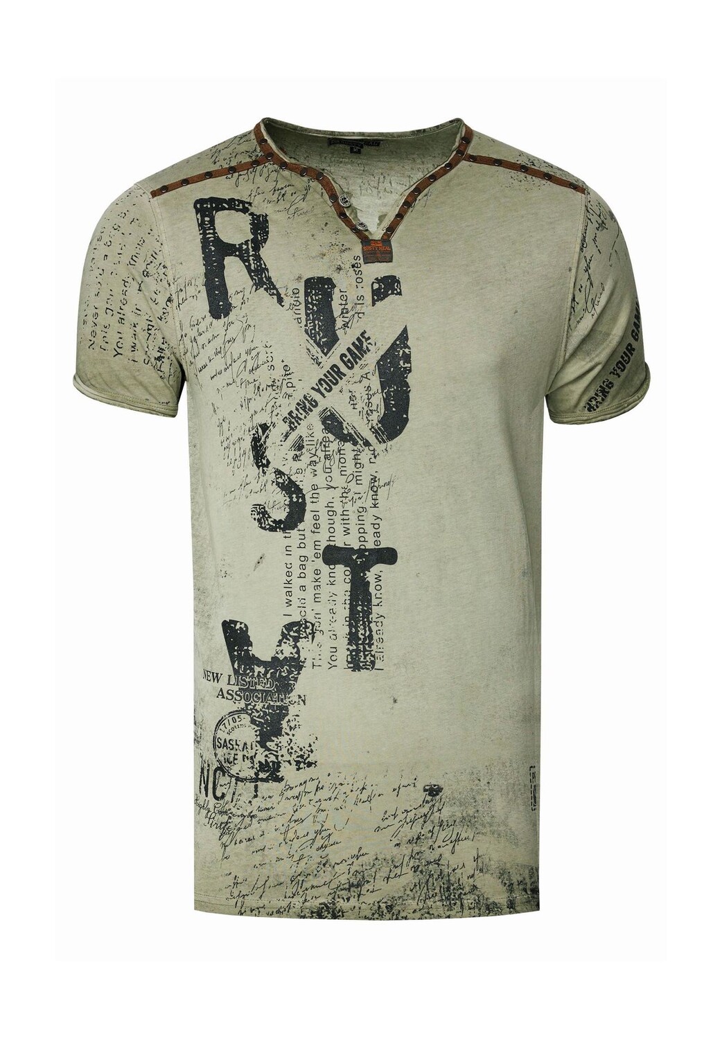 Футболка с потертым видом RUSTY NEAL, хаки
Футболка с потертым видом RUSTY NEAL, хаки