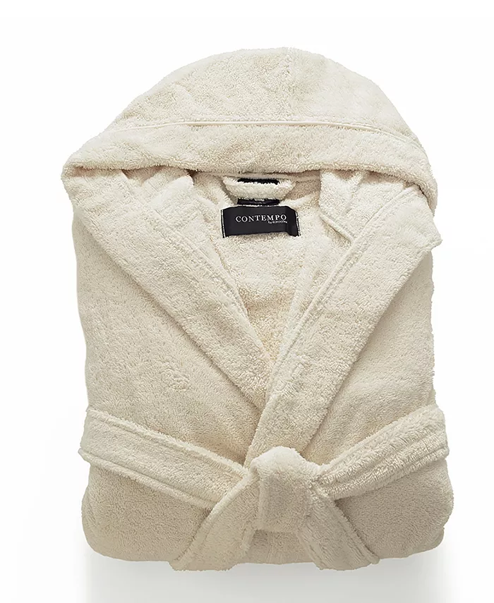 Турецкий махровый халат с капюшоном Cassadecor, коричневый/бежевый
Турецкий махровый халат с капюшоном Cassadecor, коричневый/бежевый