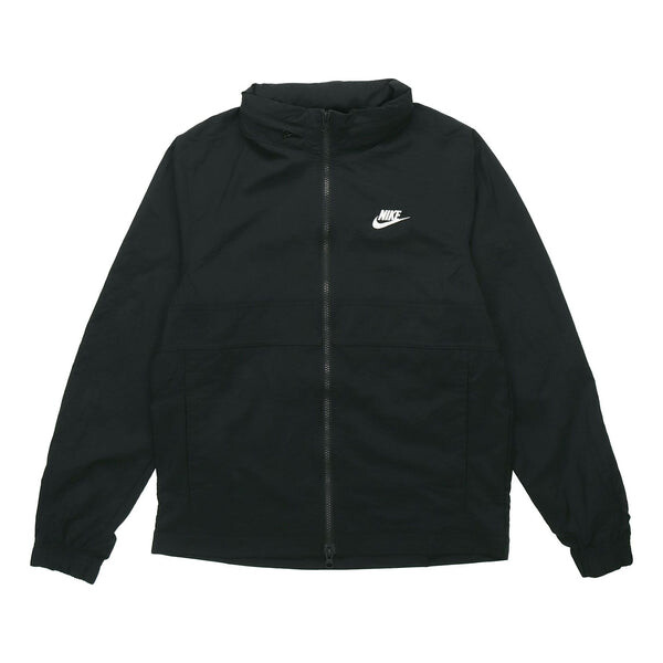 Куртка Nike Sportswear Woven Jacket Men White/Grey Black, черный 
Куртка Nike Sportswear Woven Jacket Men White/Grey Black, черный