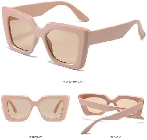 Винтажные квадратные солнцезащитные очки для женщин и мужчин в стиле ретро-панк, модные женские очки, очки с защитой от УФ-излучения UV400 MTZJH, C1black-black
Винтажные квадратные солнцезащитные очки для женщин и мужчин в стиле ретро-панк, модные женские очки, очки с защитой от УФ-излучения UV400 MTZJH, C1black-black