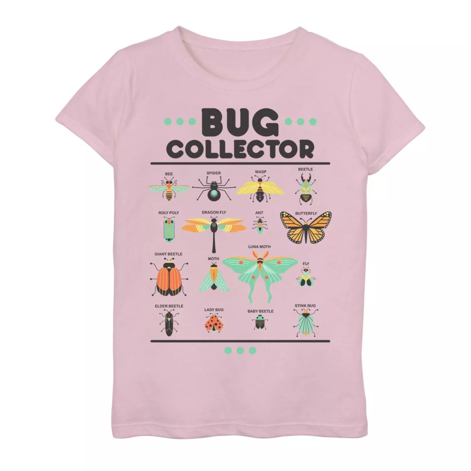 Футболка с надписью «Rows Of Bugs» для девочек 7–16 лет Licensed Character
Футболка с надписью «Rows Of Bugs» для девочек 7–16 лет Licensed Character