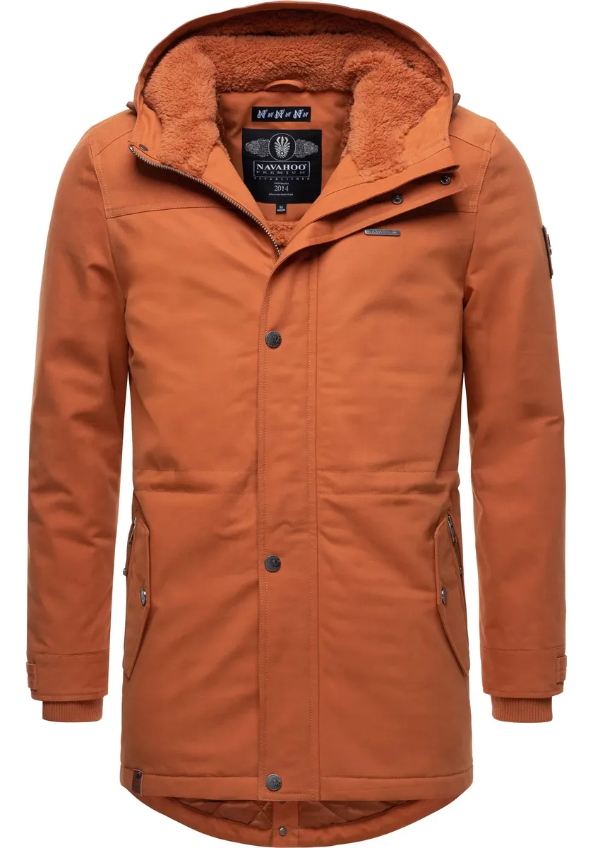 Navahoo Parka "Manaka", с капюшоном, стильное мужское зимнее пальто с капюшоном, цвет Zimt
Navahoo Parka "Manaka", с капюшоном, стильное мужское зимнее пальто с капюшоном, цвет Zimt