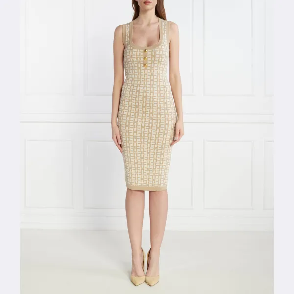 Платье Elisabetta Franchi, бежевый
Платье Elisabetta Franchi, бежевый