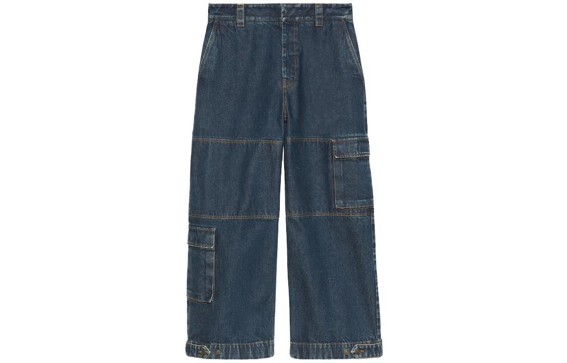 Джинсы мужские темно-синие Gucci, темно-синий 
Джинсы мужские темно-синие Gucci, темно-синий