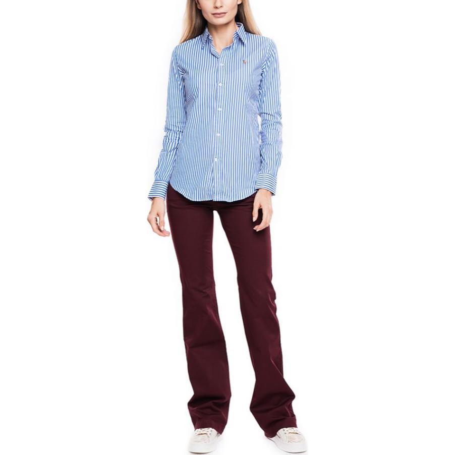 Polo Ralph Lauren Рубашка SS24 женская синяя
Polo Ralph Lauren Рубашка SS24 женская синяя