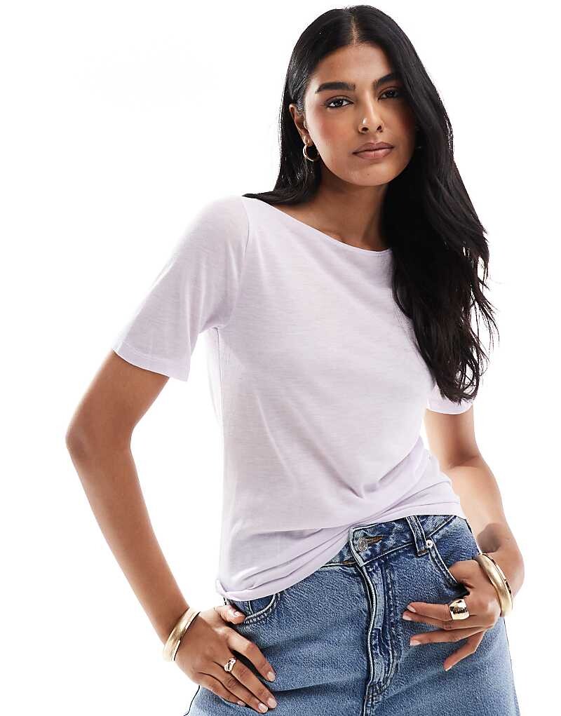 Abercrombie & Fitch – Фиолетовая футболка длинного вишневого цвета с V-образным вырезом
Abercrombie & Fitch – Фиолетовая футболка длинного вишневого цвета с V-образным вырезом