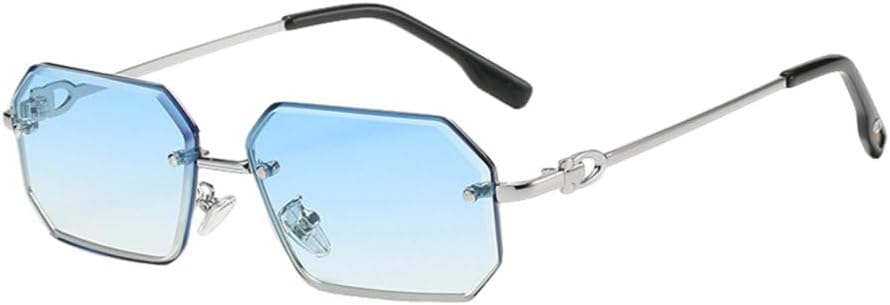 мужские многоугольные солнцезащитные очки UV400 женские винтажные модные солнцезащитные очки для мужчин металлические зеленые коричневые синие женские TYUVIVO, Silver With Blue
мужские многоугольные солнцезащитные очки UV400 женские винтажные модные солнцезащитные очки для мужчин металлические зеленые коричневые синие женские TYUVIVO, Silver With Blue