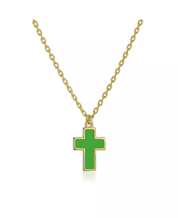 Ожерелье Petit Faith зеленого цвета Anna Zuckerman, green
Ожерелье Petit Faith зеленого цвета Anna Zuckerman, green