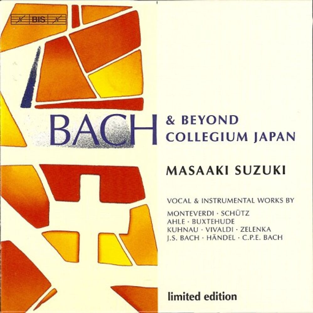 Диск CD Bach & Beyond - Bach Collegium Japan, Masaaki Suzuki
Диск CD Bach & Beyond - Bach Collegium Japan, Masaaki Suzuki