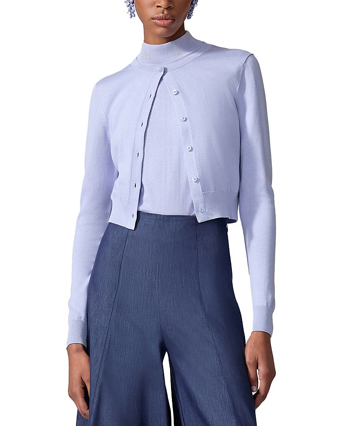 Длинный кардиган Carolina Herrera, синий 
Длинный кардиган Carolina Herrera, синий