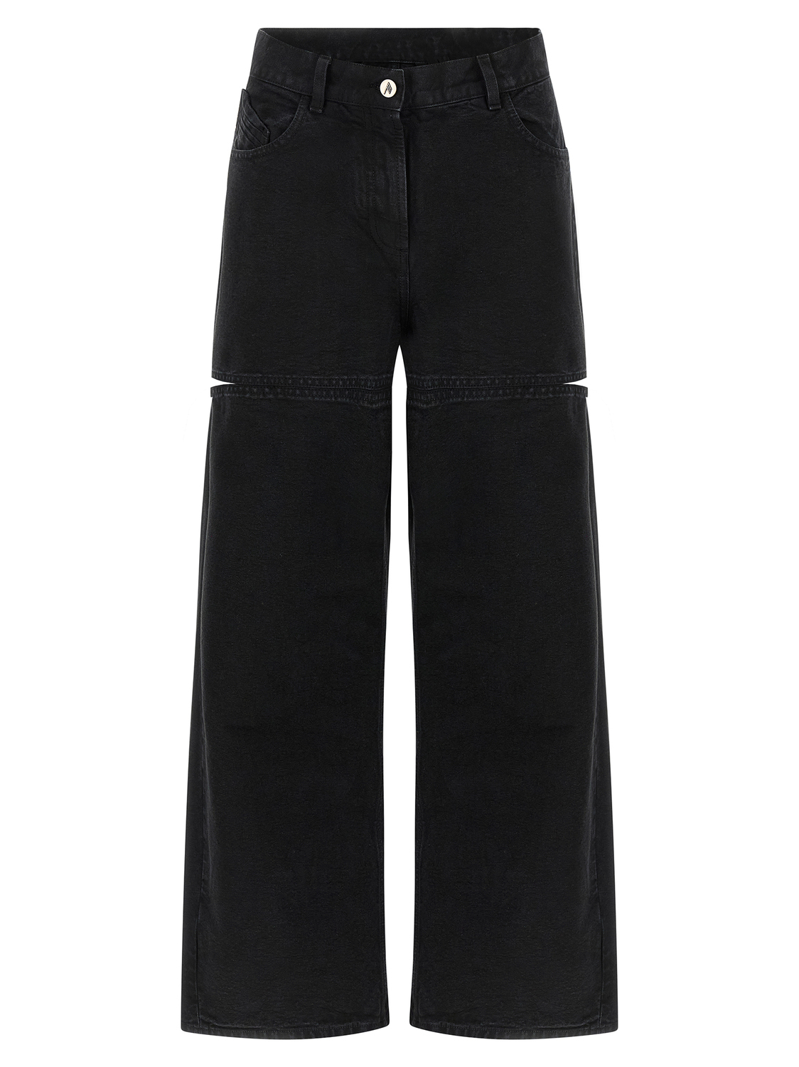 Джинсы с вырезами The Attico, черный
Джинсы с вырезами The Attico, черный