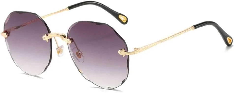 Женские солнцезащитные очки без оправы 2027 года, градиентные солнцезащитные очки, винтажные женские очки без оправы, защита от ультрафиолета UV400 MTZJH, 1
Женские солнцезащитные очки без оправы 2027 года, градиентные солнцезащитные очки, винтажные женские очки без оправы, защита от ультрафиолета UV400 MTZJH, 1