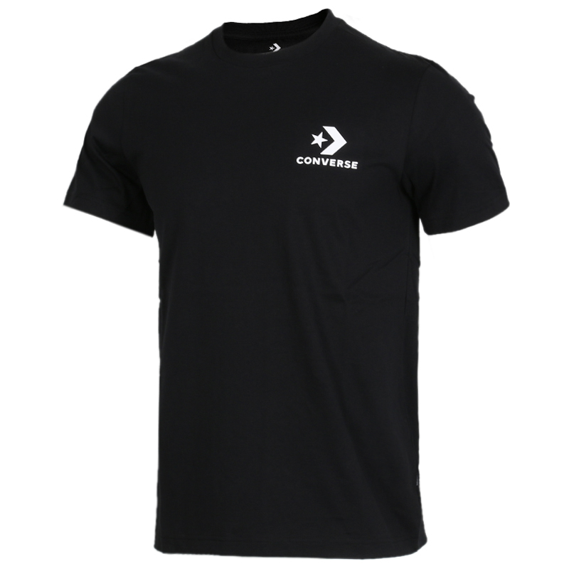 Футболка мужская Converse с принтом звезды и шеврона черная
Футболка мужская Converse с принтом звезды и шеврона черная