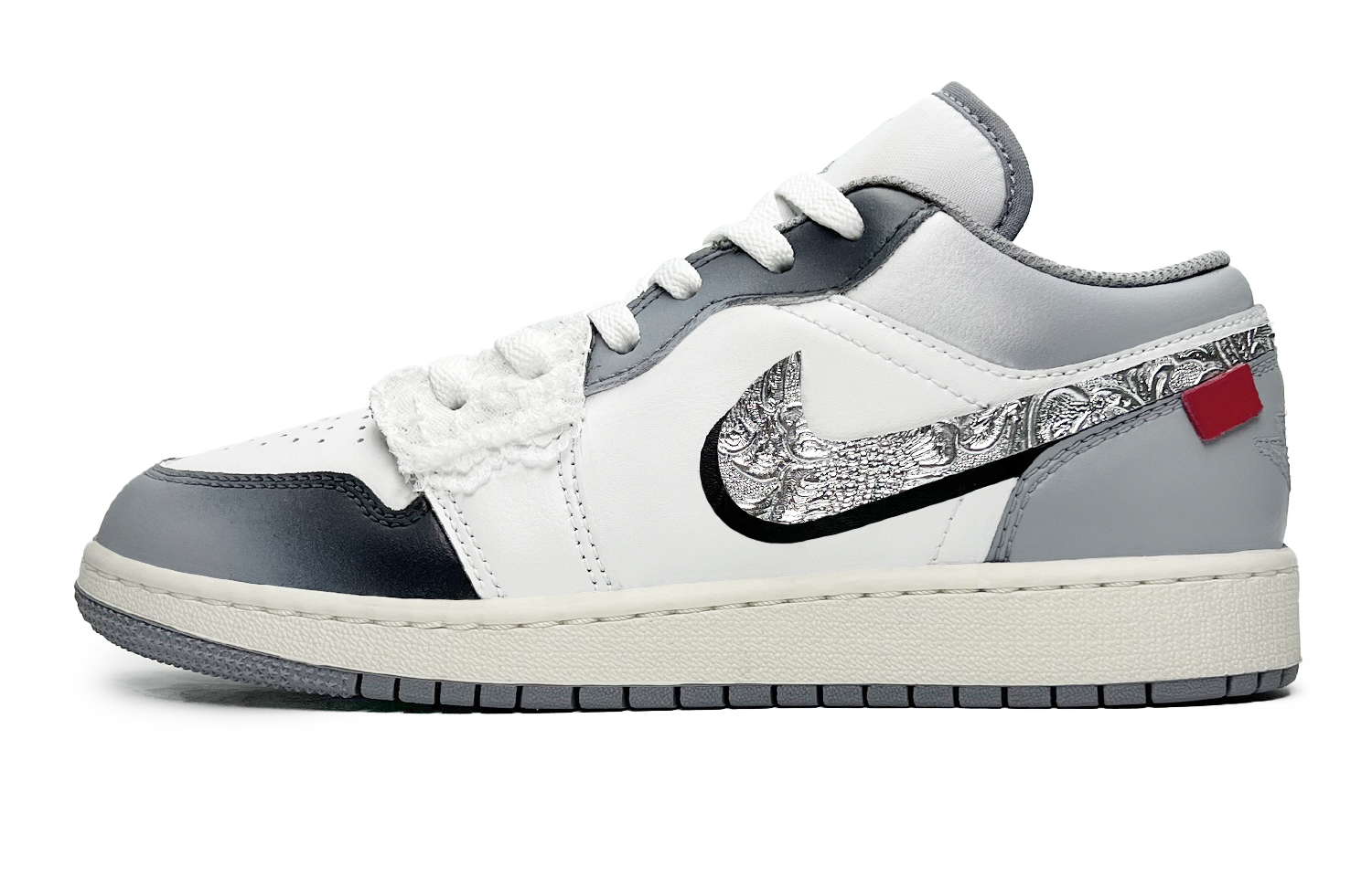 Air 1 Противоскользящие Износостойкие Низкие Детские Баскетбольные Кроссовки Белый Серый Подростки Jordan
Air 1 Противоскользящие Износостойкие Низкие Детские Баскетбольные Кроссовки Белый Серый Подростки Jordan