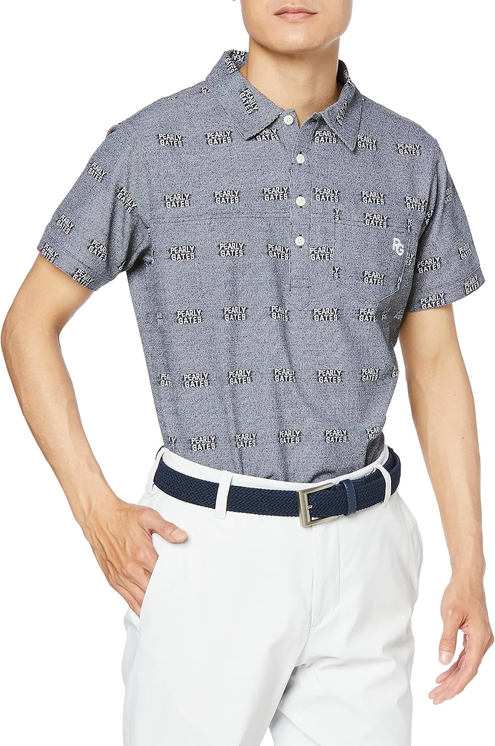 Мужская поло-рубашка с коротким рукавом Parly Gates 053-3160511 (впитывающая, с жаккардовым логотипом) / для гольфа Pearly Gates, темно-синий/белый
Мужская поло-рубашка с коротким рукавом Parly Gates 053-3160511 (впитывающая, с жаккардовым логотипом) / для гольфа Pearly Gates, темно-синий/белый