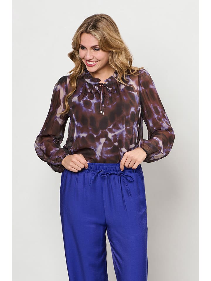 Блузка Андреа коричневого/фиолетового цвета &Co Woman
Блузка Андреа коричневого/фиолетового цвета &Co Woman