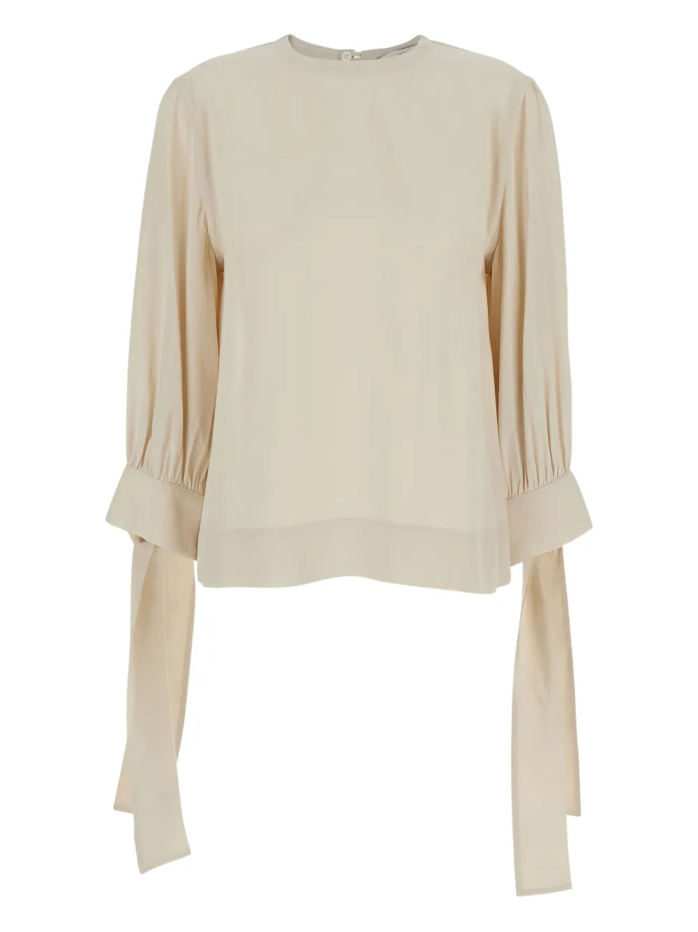 Блузка с рукавами-фонариками и завязками на манжетах Tela, нейтральный
Блузка с рукавами-фонариками и завязками на манжетах Tela, нейтральный
