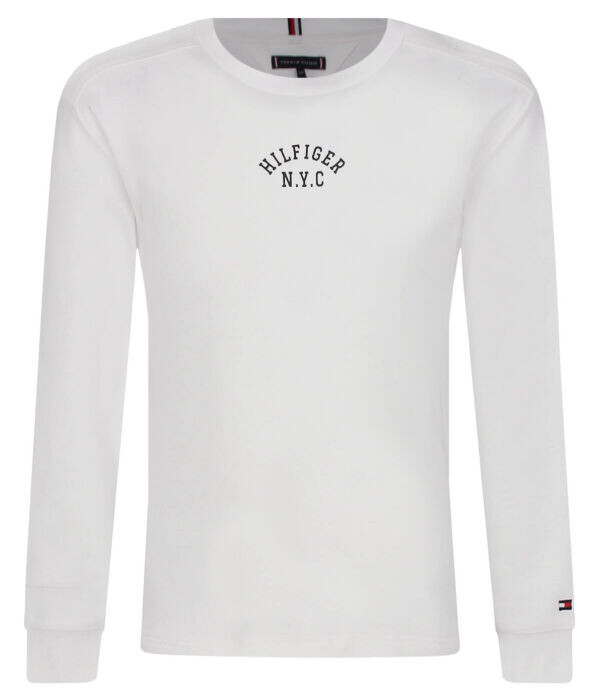 Лонгслив детский Tommy Hilfiger с надписью, белый
Лонгслив детский Tommy Hilfiger с надписью, белый